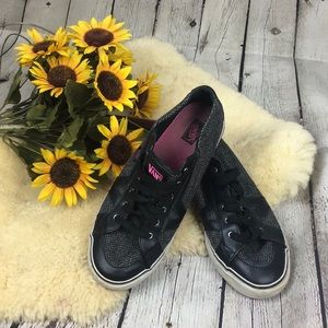 Vans leather and fabric sneakers.